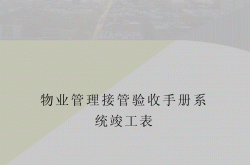 喊物业做竣工验收怎么做(物业验收收房注意事项)
