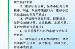 小区保安的职责是什么(小区保安岗位职责及工作流程标准)