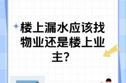 物业漏水案例怎么处理(物业引起的漏水导致的损失)